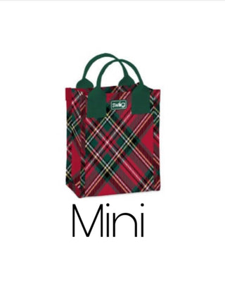 Swig Holiday Plaid Reusable Bag - 4 options!
