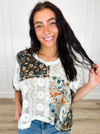 POL It Begins Now Cotton Short Sleeve Mom Cropped Top