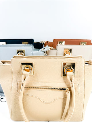 Pick Me Up Faux Leather Bag - Multiple Colors