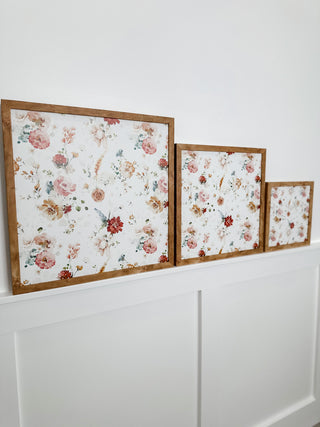Floral Bloom Wood Hanging Decor - 8 options!