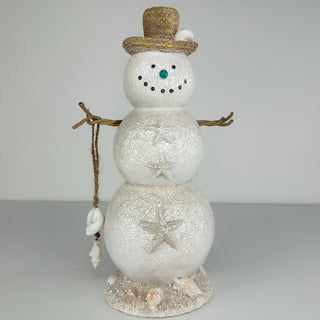 Beachy Bob Resin Snowman Shelf Sitter