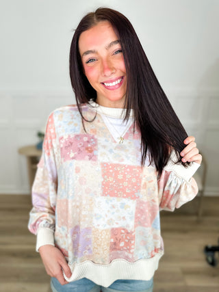 Constant Reminders Knit Long Sleeve Cream Avery Mae Top
