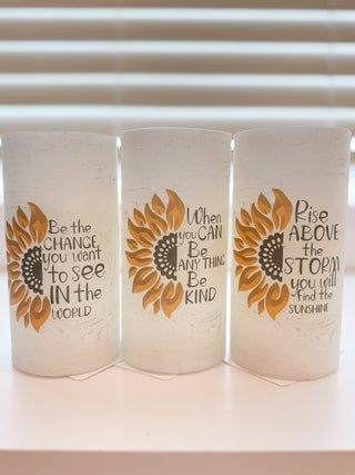 Glowing With Inspiration LED Candle - 3 options!