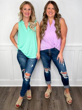 Dear Scarlett Is True Wrinkle-Free Gabby Tank Top - 8 colors!