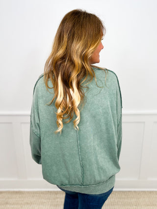 Easel Catching Cozy Cotton Long Sleeve Crewneck Sweatshirt - 4 colors!