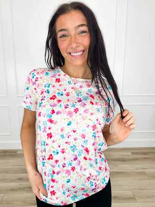 Keep Growing Lightweight Short Sleeve Avery Mae Top