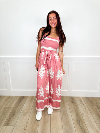 Sunset Social Lightweight Avery Mae Jumpsuit