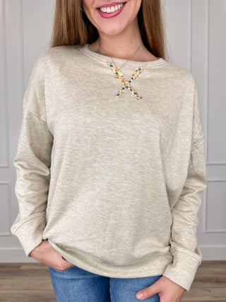 Telling Your Story Knit Long Sleeve Avery Mae Top - Multiple Colors