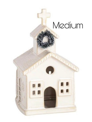 Silent Night Chapel Shelf Sitter - 3 options!