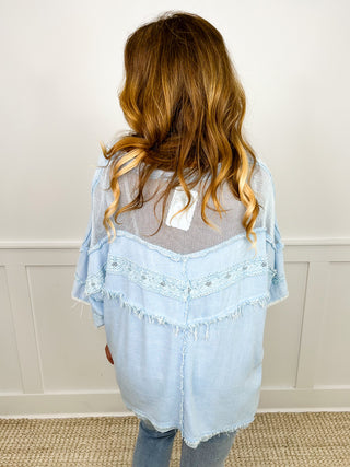 Golden Days Knit Short Sleeve Avery Mae Top - 2 colors!