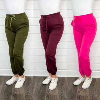 Dear Scarlett Wanting it All High Rise Joggers - 3 colors!