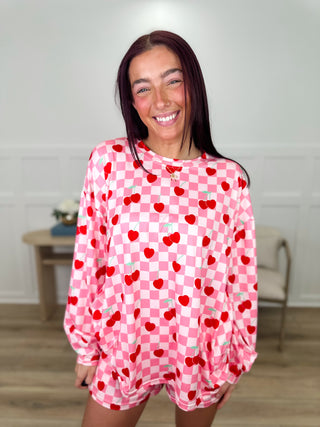 Cherries on Top High-Rise Pink Avery Mae Set