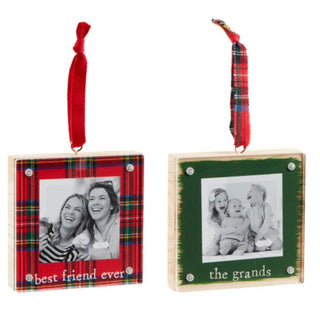 Holiday Photo Frame Ornament - 5 options!