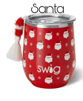 Swig Holiday Special 12 oz Stemless Wine Tumbler - 7 options!