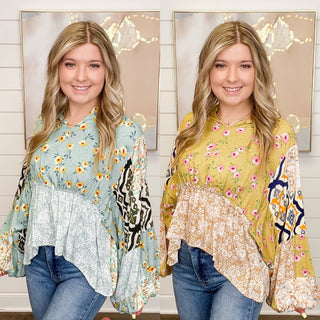 At This Point Rayon Long Sleeve Avery Mae Top - 2 colors!