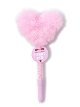 Matters of the Heart Plush Faux Fur Pen