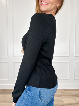 Everything is Possible Lightweight Long Sleeve Avery Mae Button Up Top - Multiple Colors