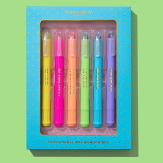 Motivational Wax Highlighter Set