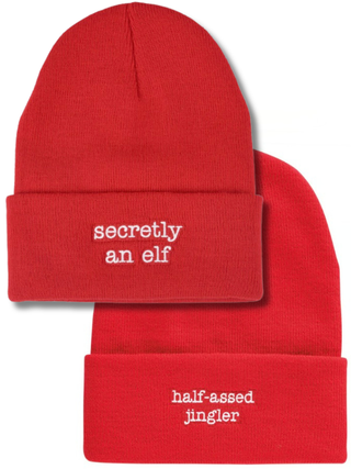 Santa's Helper Knit Beanie - 2 options!