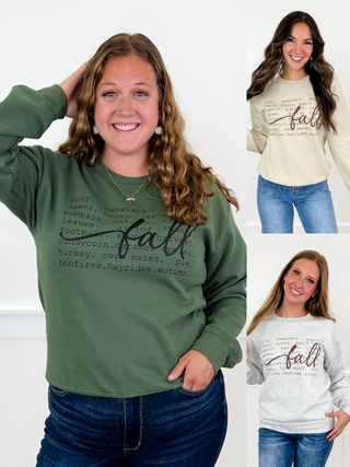 All Things Fall Avery Mae Graphic Top- 6 options!
