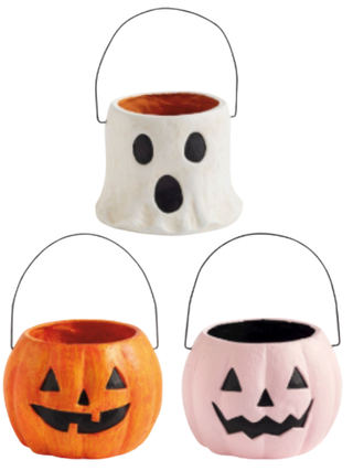 A Spooky Sight Paper Mache Bucket - Multiple Options