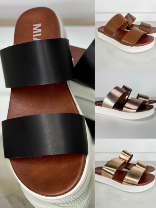 MIA Sandy Toes Faux Leather Sandals - 4 colors!