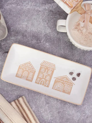Cookie Village Ceramic Platter