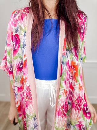 Getting to it Short Sleeve Avery Mae Kimono