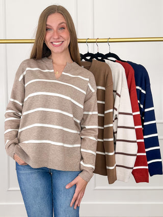 Zenana Nothing Can Stop Me Knit Long Sleeve Sweater Top - Multiple Colors