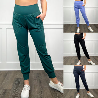 Talk to Me High Rise Avery Mae Joggers - 4 colors!