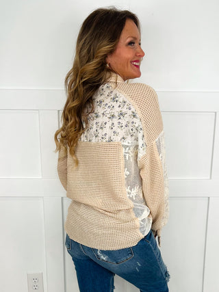 Unpredictable Times Knit Long Sleeve Avery Mae Button Up Top - 2 colors!