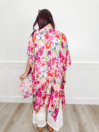 Getting to it Short Sleeve Avery Mae Kimono