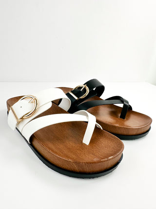 Doing My Best Faux Leather Sandals - Multiple Colors