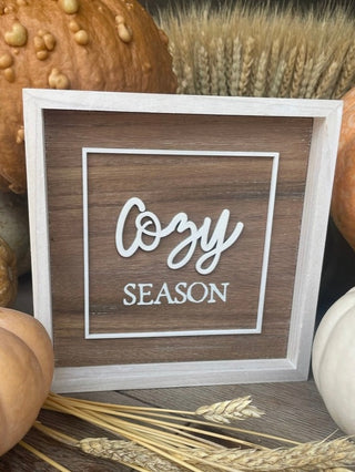 Holiday Shift Reversible Wood Sign