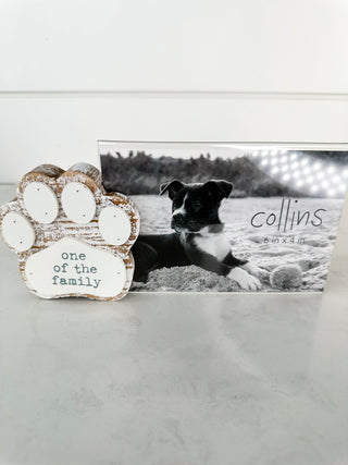 One of the Family Paw Photo Frame Decor