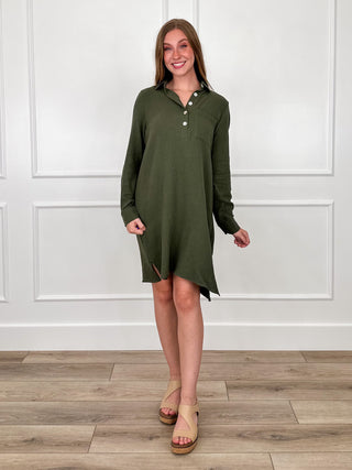 Dear Scarlett Why Didn't You Stay Cotton Dress - Multiple Colors