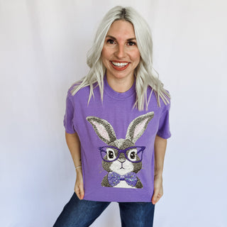 PRE-ORDERFES Embroidered Bunny Graphic Tee