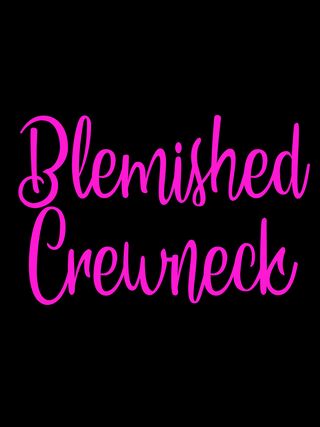 MYSTERY Blemished Graphic Long Sleeve Crewneck Sweatshirt