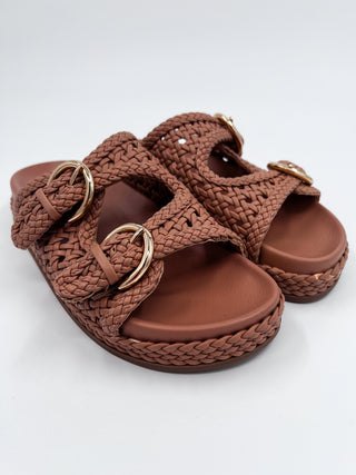 MIA Imperfectly Perfect Faux Leather Sandals