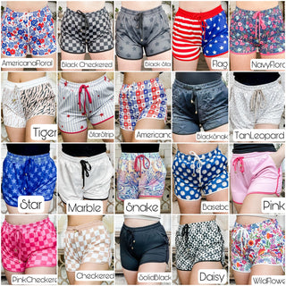 One Sunny Day Adult High Rise Avery Mae Shorts - 14 options!