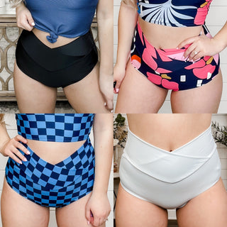 Vacationer High Rise Avery Mae Swim Bottoms - 6 colors! *FINAL SALE*