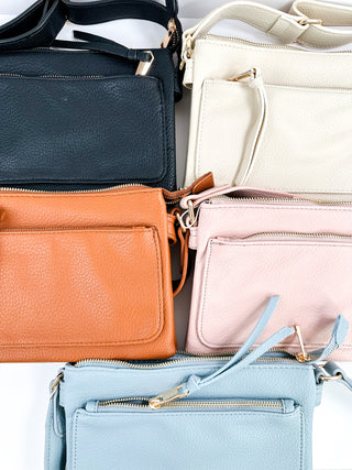 Never Miss Out Faux Leather Handbag - Multiple Colors