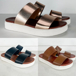 MIA Sandy Toes Faux Leather Sandals - 4 colors!