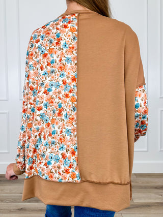 You're the Main Character Knit Long Sleeve Tan Avery Mae Top