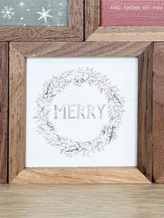 Feels Like Christmas Mini Wood Sign - 7 options!