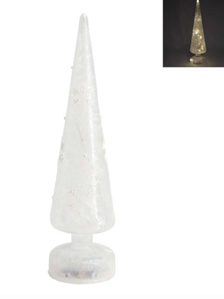 Frosted Flake Glass Light Up Decor - 2 options!