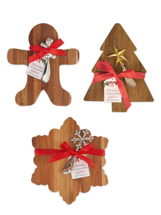 Festive Wood Cutting Board Set - 3 options!