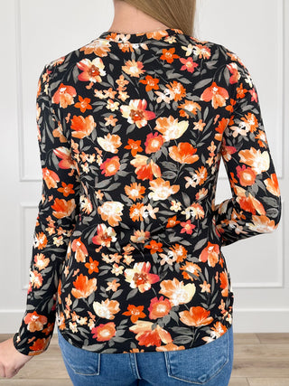 Keep it Close Long Sleeve Black Avery Mae Top