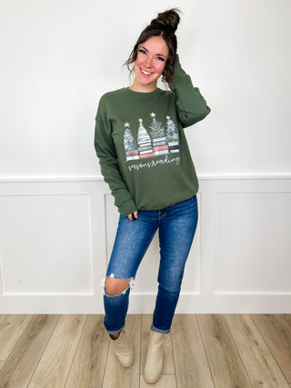 Risen Molly Distressed High Rise Skinny Dark Wash Jeans