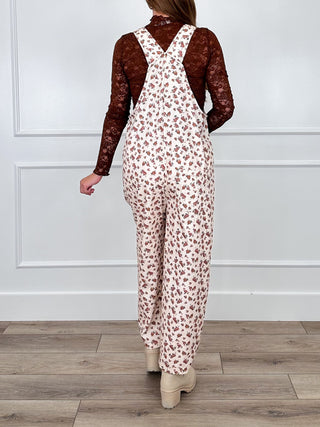 Don't Forget to Write Cotton Cream Avery Mae Overalls